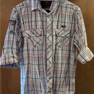 Disney 28 & Main Men’s Button-Up Shirt